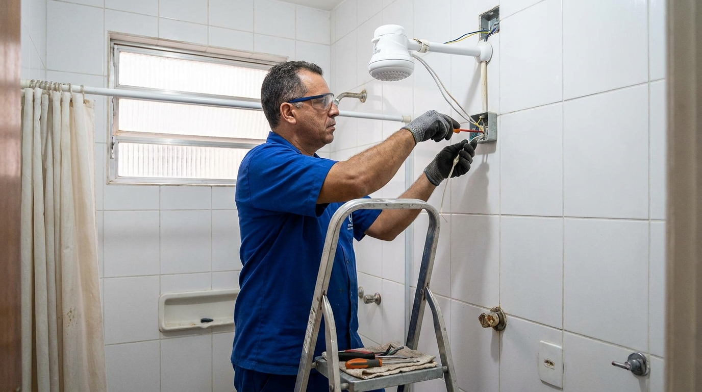 Instalação de Chuveiro Elétrico perto de mim em Ipatinga‑MG